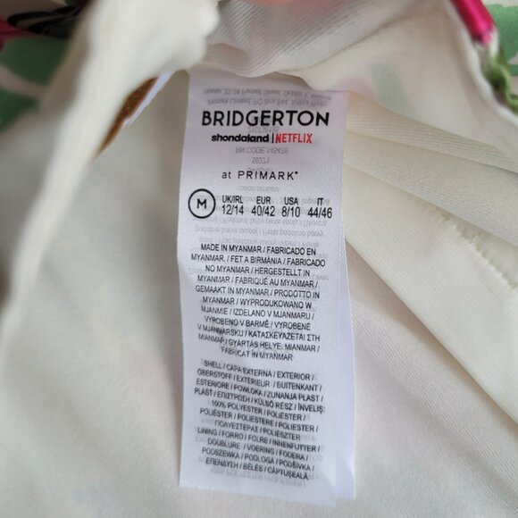 Bridgerton X Primark Corset Romantic Whimsical Gardenia Corset M - Picture 9 of 16